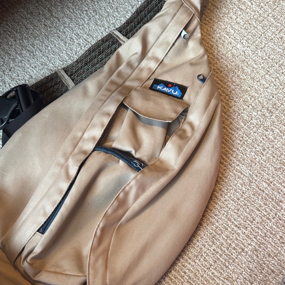 Kavu Tan Sling Bag - Versatile Everyday Carry